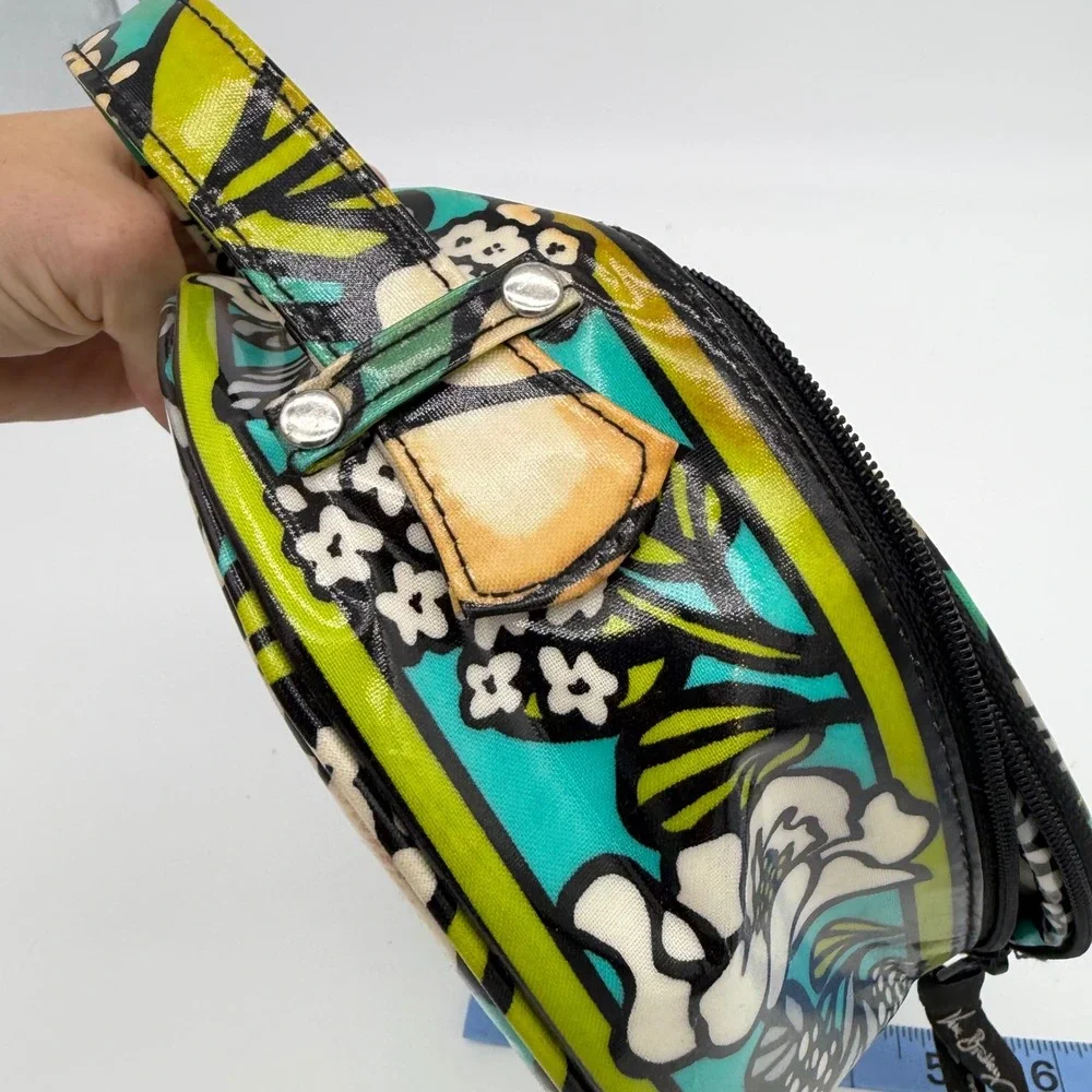 Vera Bradley Floral Round Insulated Lunch Bag Cooler Tote Cottagecore Teal OS